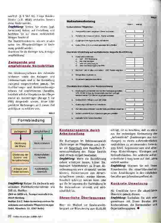 Vorschauseite 3: Stichtag: 01. 01. 1998 Jetzt gilt die PBV - was müssen Pflegedienste wissen?
