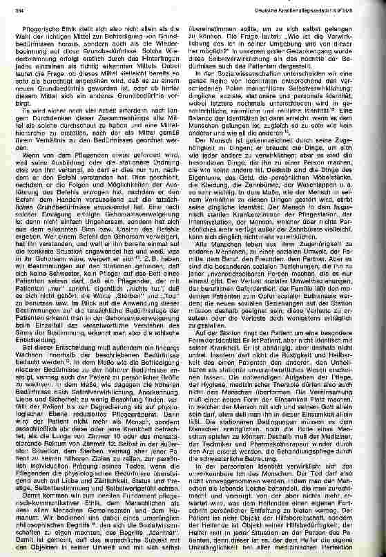 Vorschauseite 3: Pflegerisch-kommunikative Ethik unter besonderer Berücksichtigung der Krankenund Sozialpflege