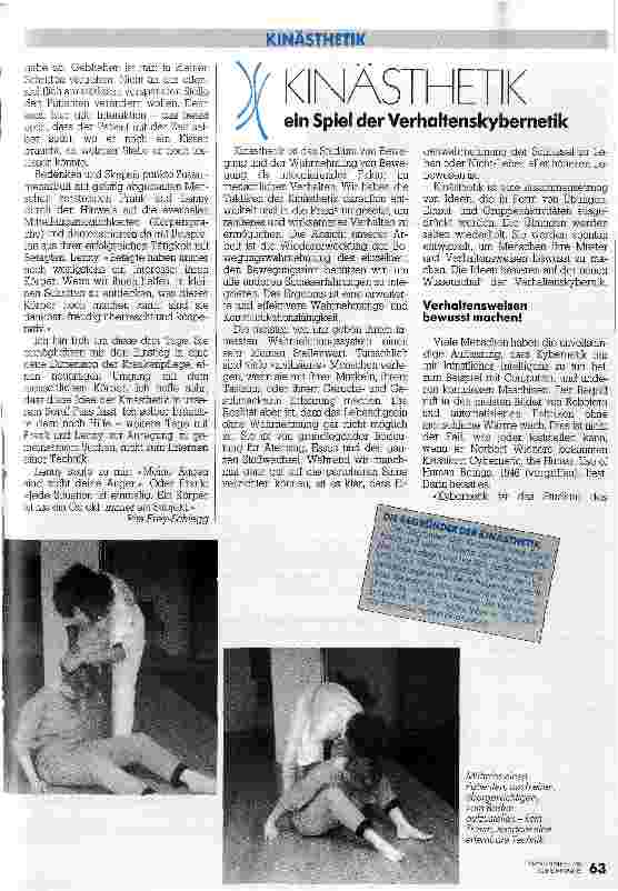 Vorschauseite 4: Heben und Bewegen - leicht gemacht! Kinästhetik scheint eine taugliche Methode für die Krankenpflege