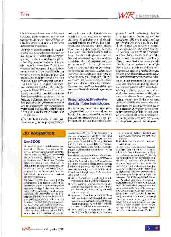 Vorschauseite 2: Patient Gesundheitswesen