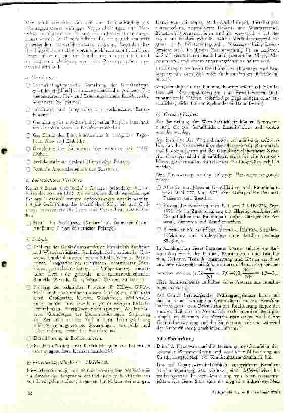 Vorschauseite 6: Entwurfbewertung von Krankenhausprojekten aus der Sicht der baufachlichen Prüfung