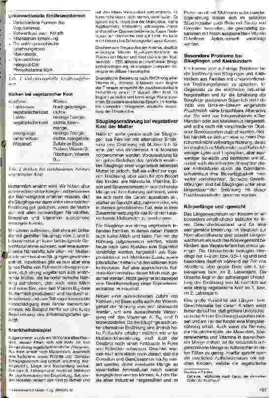 Vorschauseite 2: Risiken alternativer Ernährung im Kindesalter