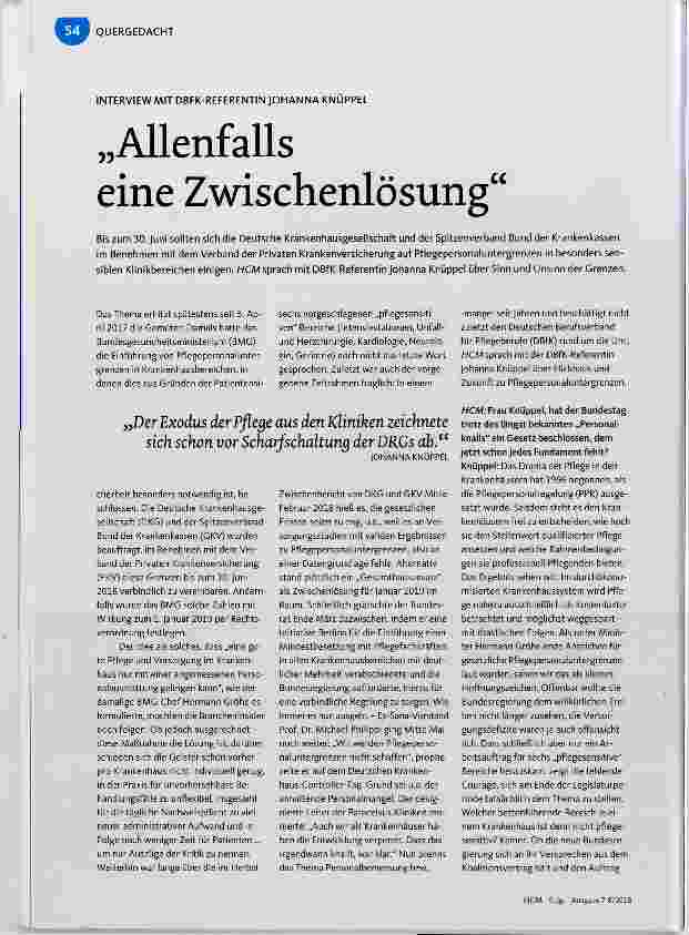 Vorschauseite 1: Allenfalls eine Zwischenlösung
