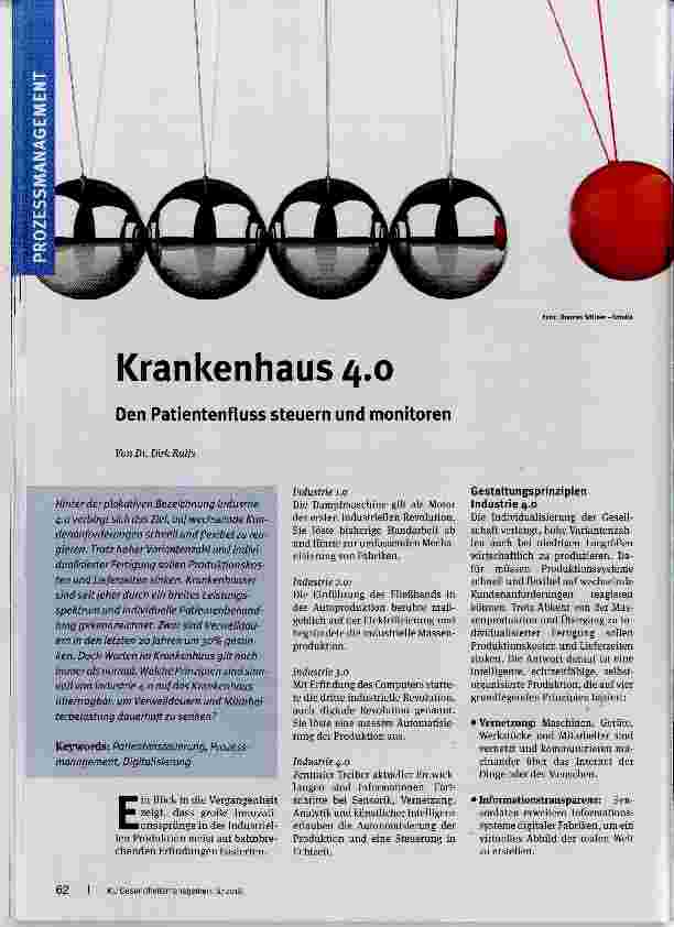 Vorschauseite 1: Krankenhaus 4.0