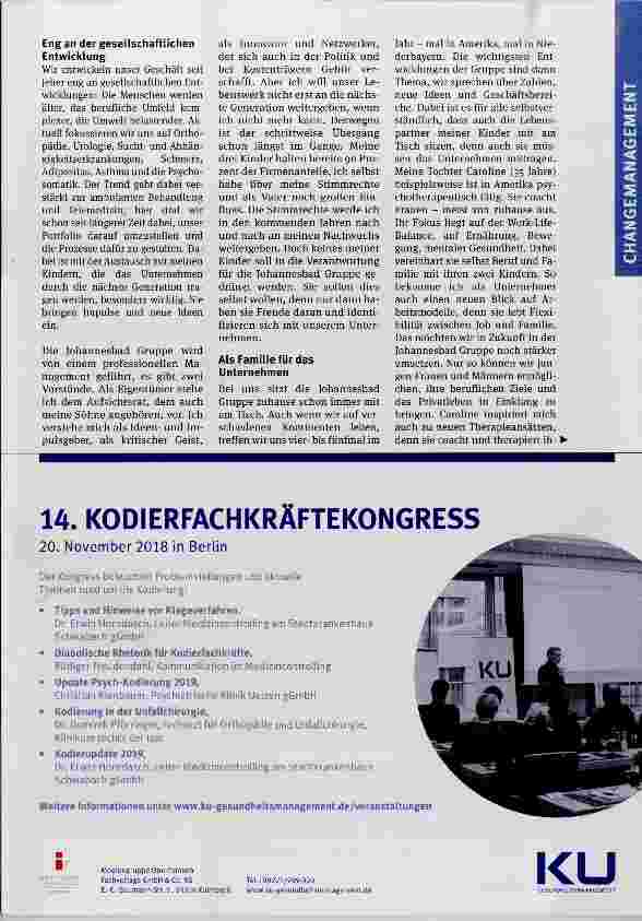 Vorschauseite 2: Für eine gesunde Zukunft