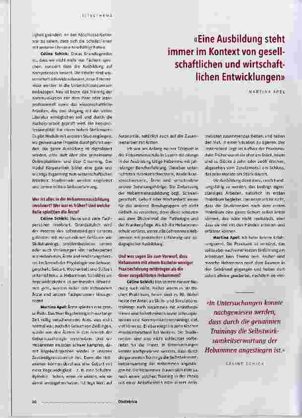 Vorschauseite 3: Die Akademisierung stärkt den Berufsstand der Hebammen