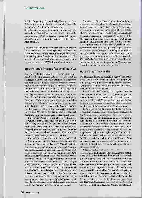 Vorschauseite 3: Den Intensivaufenthalt professionell aufarbeiten