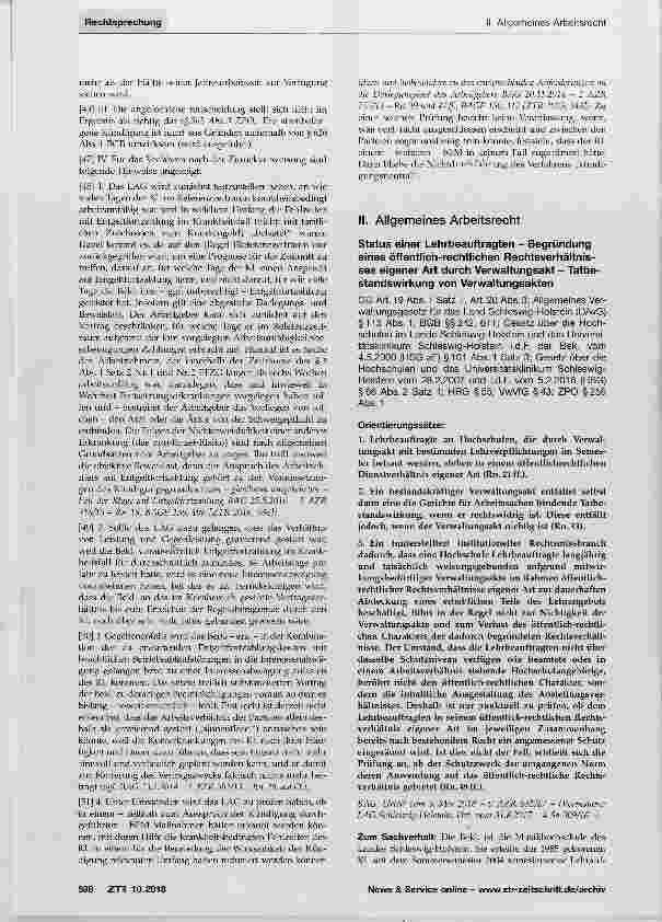 Vorschauseite 5: Außerordentliche Kündigung Entgeltfortzahlungskosten TV-L § 34 Abs. 2; BGB § 626