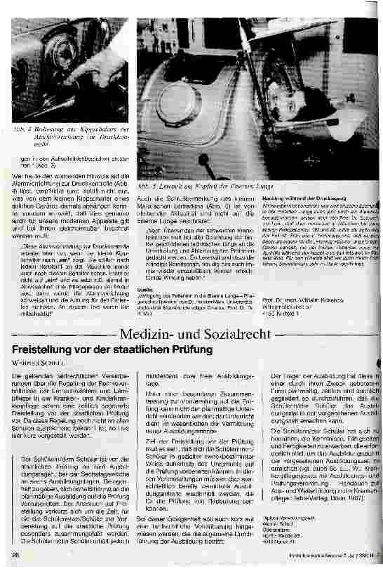 Vorschauseite 2: Die eiserne Lunge Vor 40 Jahren als Beatmungsgerät eingeführt