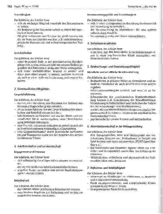 Vorschauseite 3: Lernzielund Beurteilungskonzept für KrankenpflegeschülerInnen in der Akutpsychiatrie