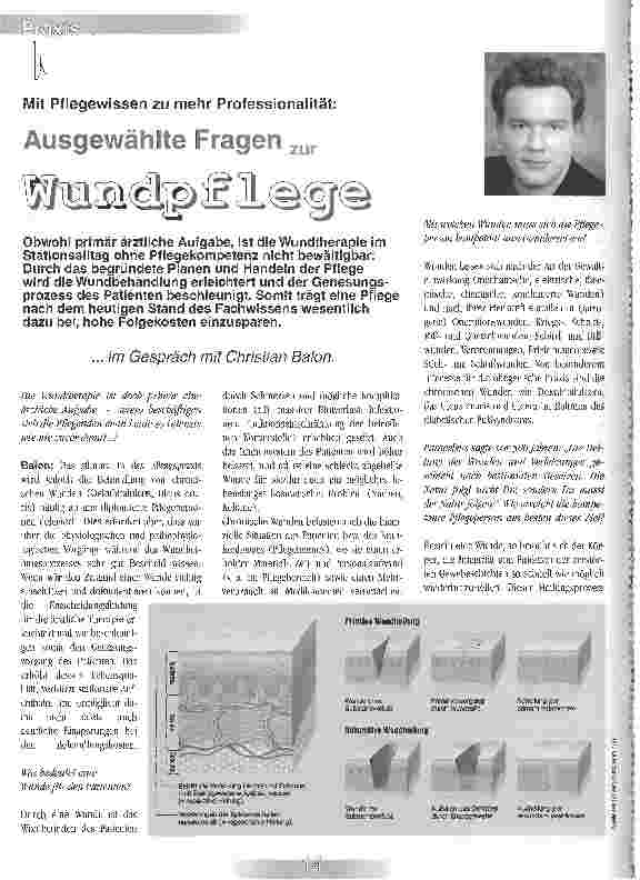 Vorschauseite 1: Mit Pflegewissen zu mehr Professionalität: Ausgewählte Fragen zur Wundpflege