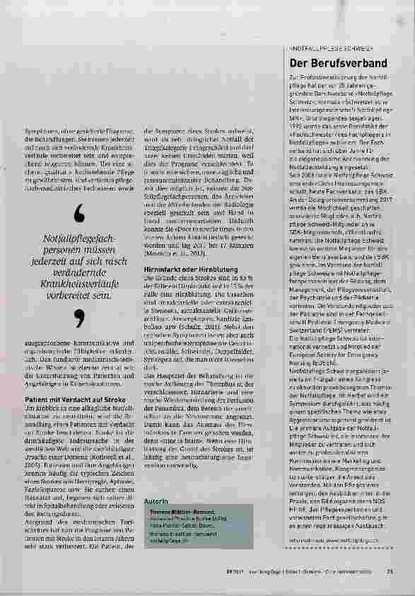 Vorschauseite 2: Selbst alltägliche Notfallsituationen verlangen vertieftes Fachwissen