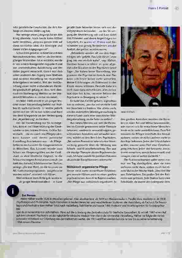 Vorschauseite 2: Pionier der modernen Psychiatrie