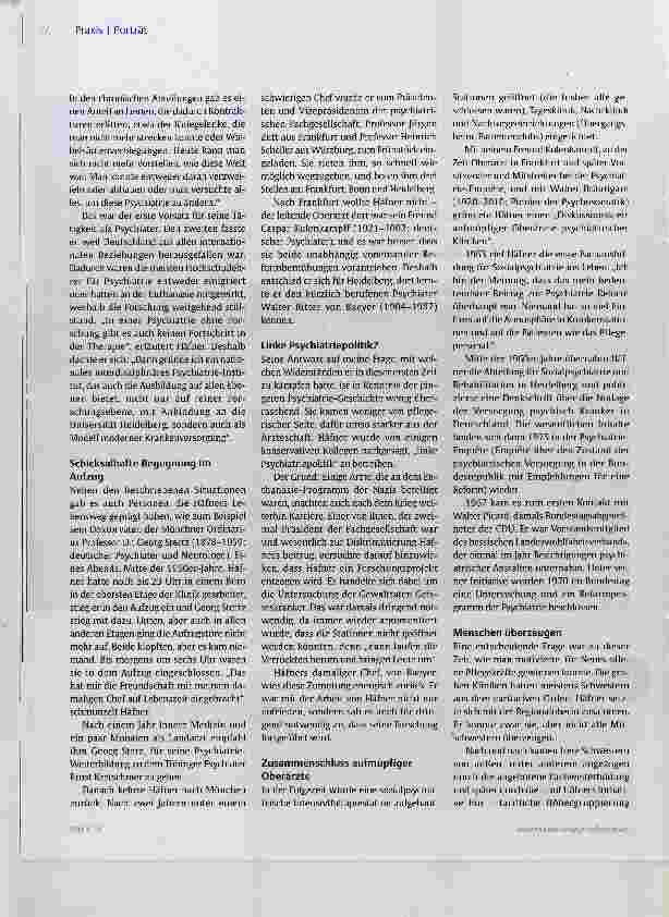 Vorschauseite 3: Pionier der modernen Psychiatrie