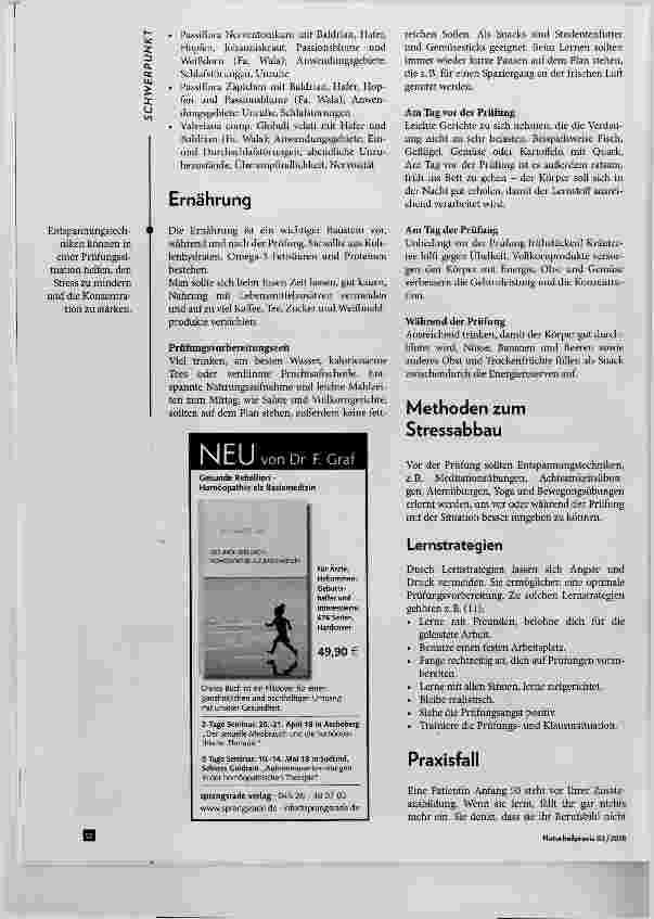 Vorschauseite 5: Prüfungsangst Methoden zum Stressabbau und Naturheilkunde