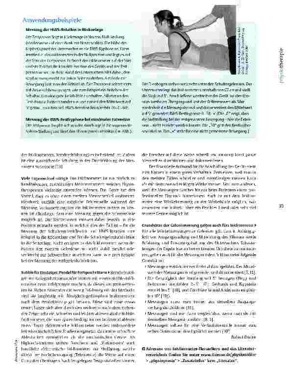 Vorschauseite 2: Assessment: Inklinometer Bewegungsausmaße messen