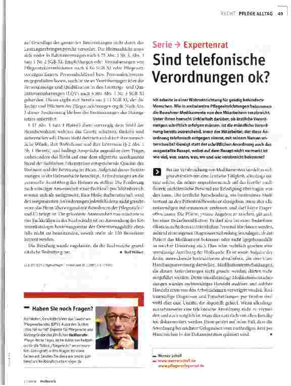 Vorschauseite 2: Mindestausstattung gefordert