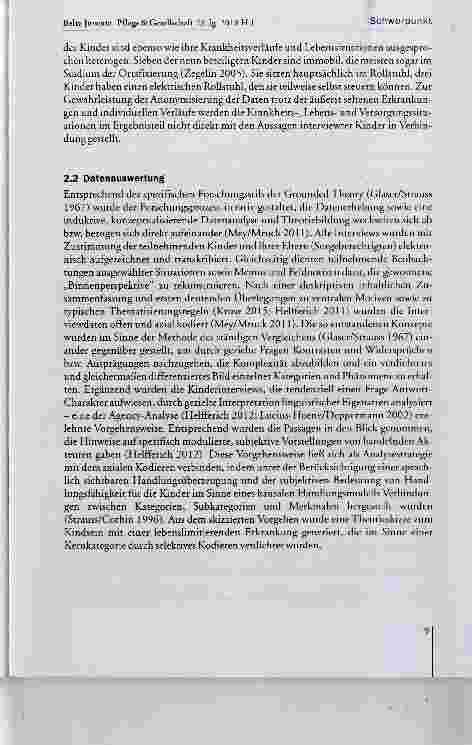 Vorschauseite 5: Kindsein mit einer iebensiimitierenden Erkrankung Erieben und Strategien aus Kinderund Jugend Perspektive
