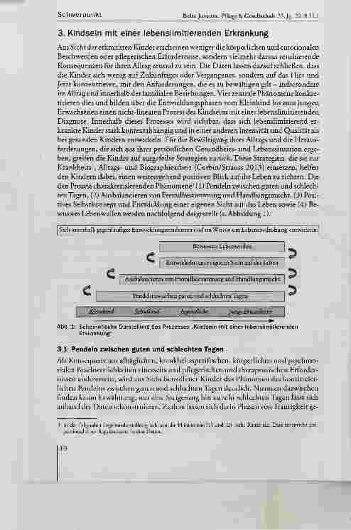 Vorschauseite 6: Kindsein mit einer iebensiimitierenden Erkrankung Erieben und Strategien aus Kinderund Jugend Perspektive