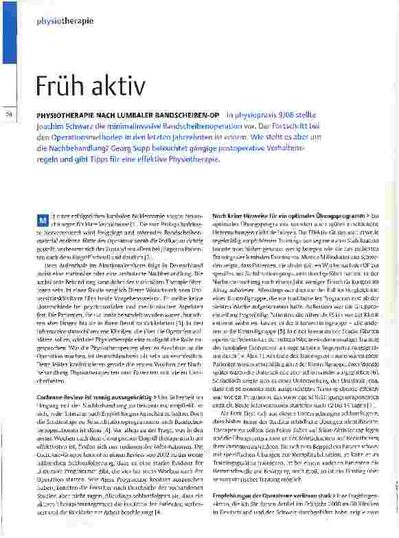 Vorschauseite 1: Früh aktiv