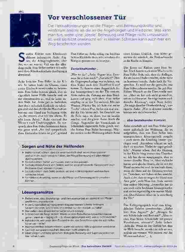 Vorschauseite 1: Vor verschlossener Tür
