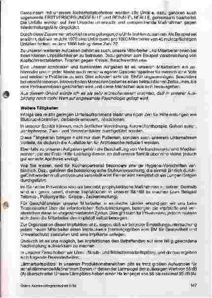 Vorschauseite 2: Die Aufgaben einer Dipl. Krankenpflegeperson in einem chem. Betrieb