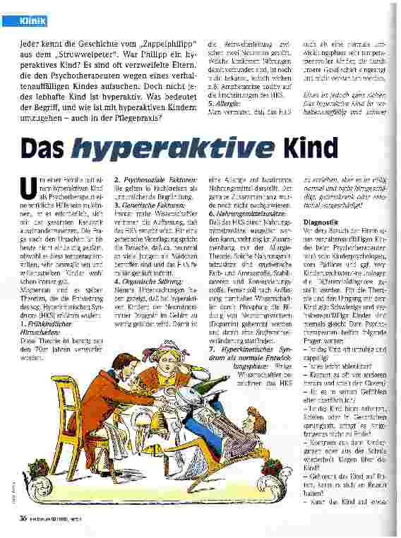 Vorschauseite 1: Das hyperaktive Kind