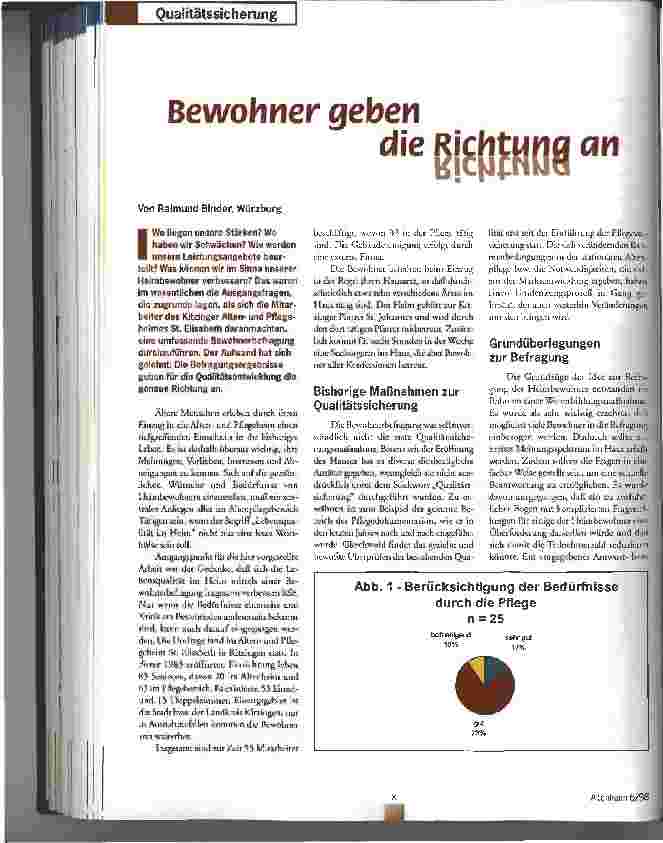 Vorschauseite 1: Bewohner geben die Richtung an