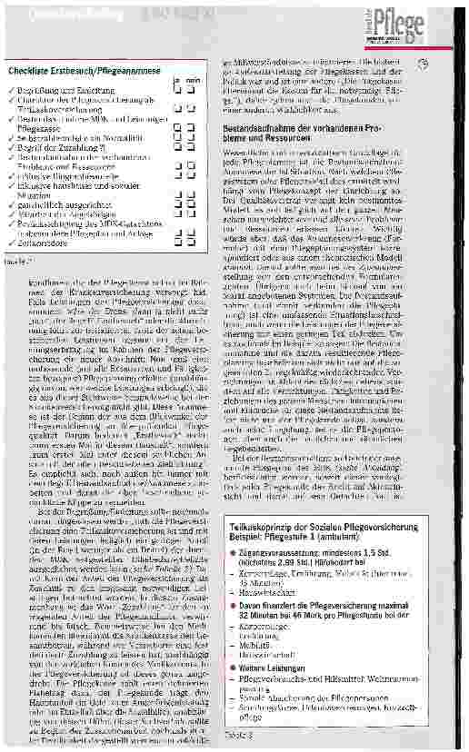 Vorschauseite 3: Qualität als Baustein der Pflegeversicherung Teil 5: Pflegeprozeßqualität - Selbstdarstellung, Erstbesuch und Pflegeanamnese