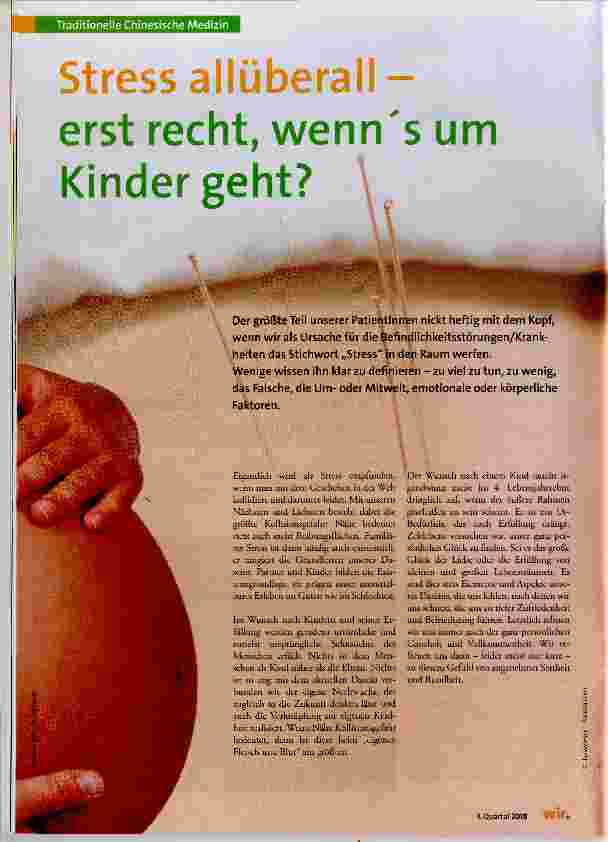 Vorschauseite 1: Stress allüberall erst recht, wenn es um Kinder geht?