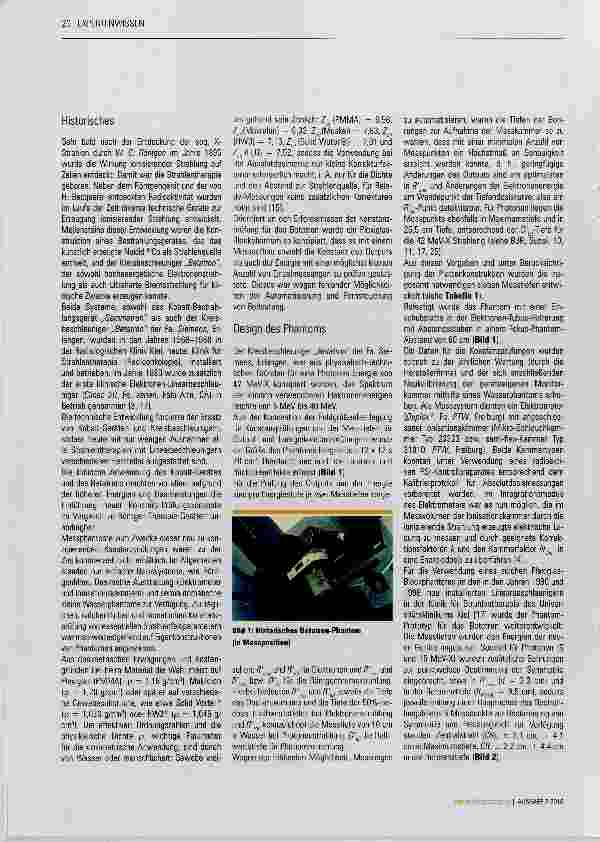 Vorschauseite 2: Vereinfachte Konstanzprüfungen an medizinischen Linearbeschleunigern