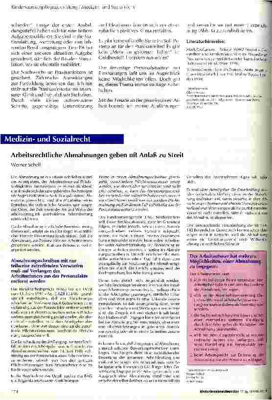 Vorschauseite 4: Die praktische Ausbildung aus Sicht der Pflegedienstleitung