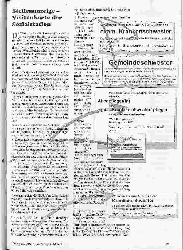 Vorschauseite 2: Die Stellenanzeige