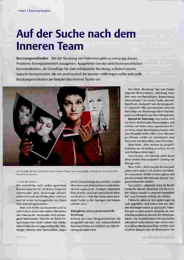 Vorschauseite 1: Auf der Suche nach dem Inneren Team