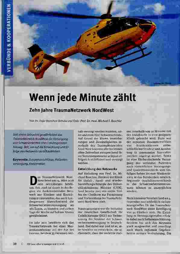 Vorschauseite 1: Wenn jede Minute zählt