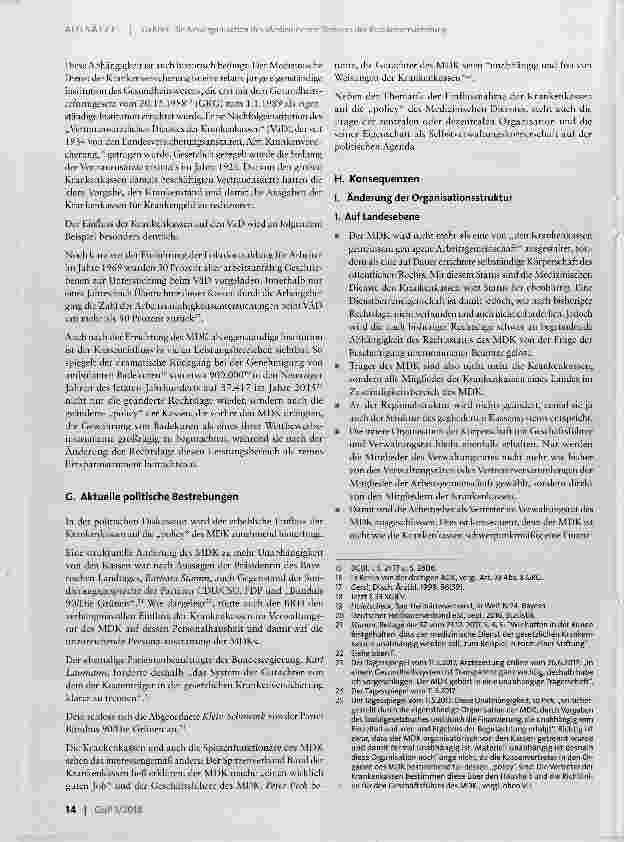 Vorschauseite 3: Die Neuorganisation des Medizinischen Dienstes der Krankenversicherung zur Sicherung seiner Unabhängigkeit von den gesetzlichen Krankenkassen