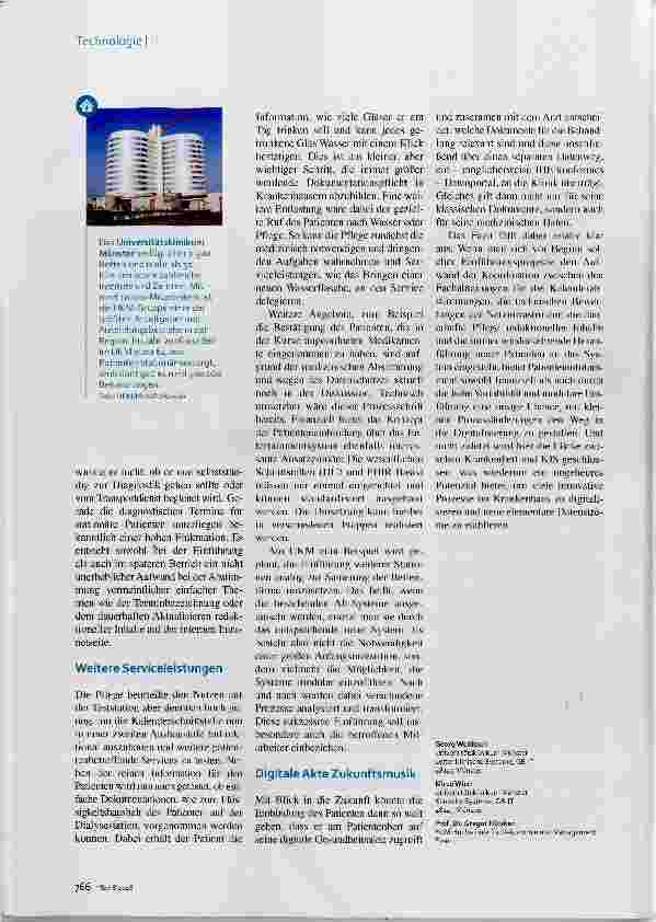 Vorschauseite 3: Infotainnnent am Bett Der integrierte Patient
