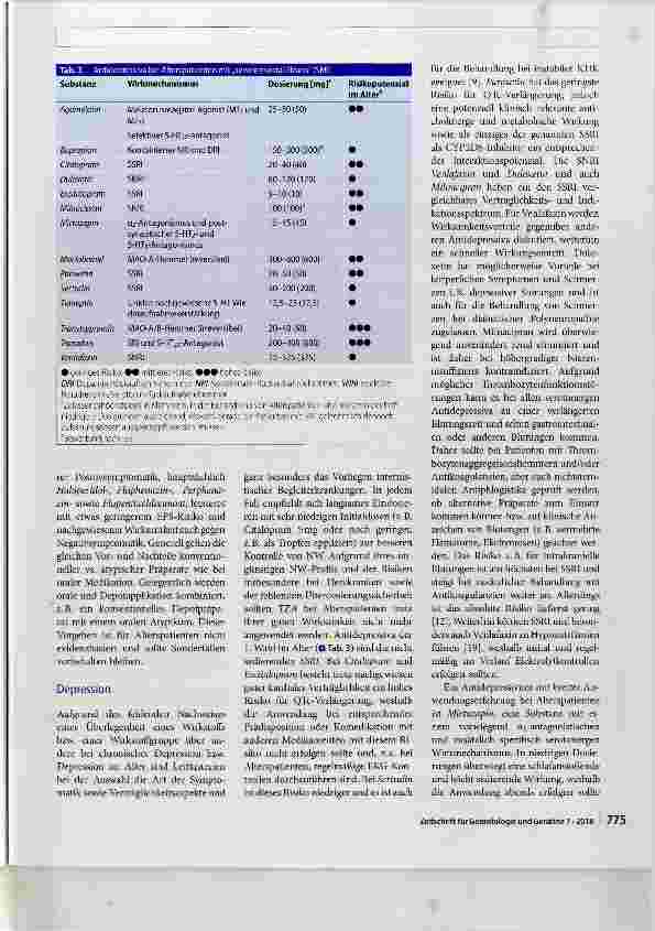 Vorschauseite 6: Psychopharmakotherapie bei älteren Menschen mit schweren psychischen Erkrankungen
