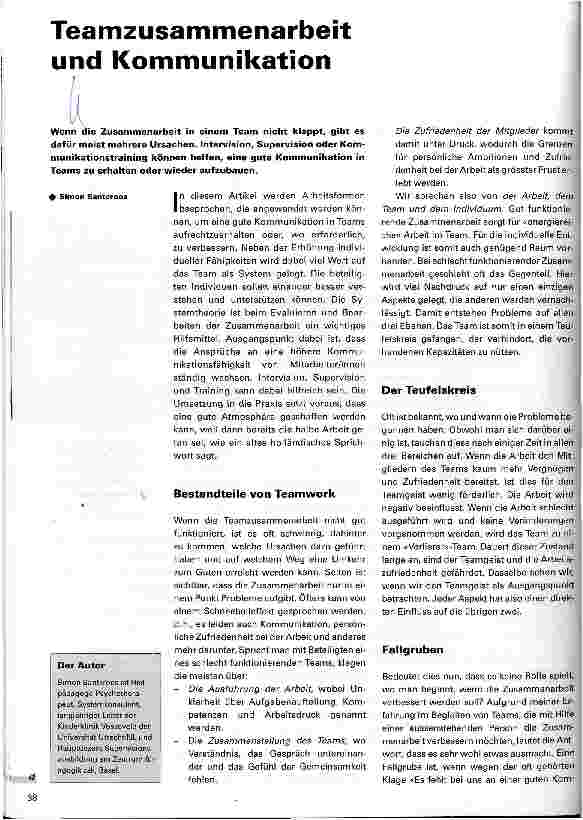 Vorschauseite 1: Teamzusammenarbeit und Kommunikation