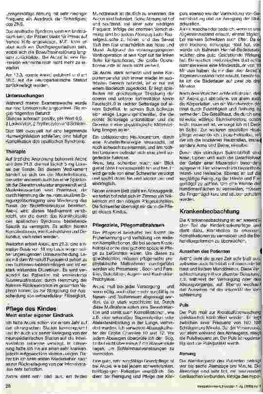 Vorschauseite 2: Pflegebericht - Schwerste Zerebrallähmung bei hochgradigen Hydrocephalus internus und Hirnrindenatrophie