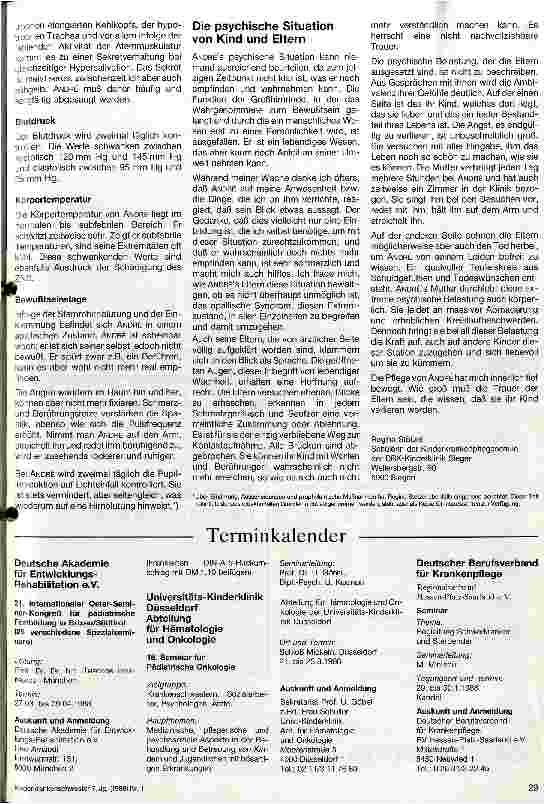 Vorschauseite 3: Pflegebericht - Schwerste Zerebrallähmung bei hochgradigen Hydrocephalus internus und Hirnrindenatrophie