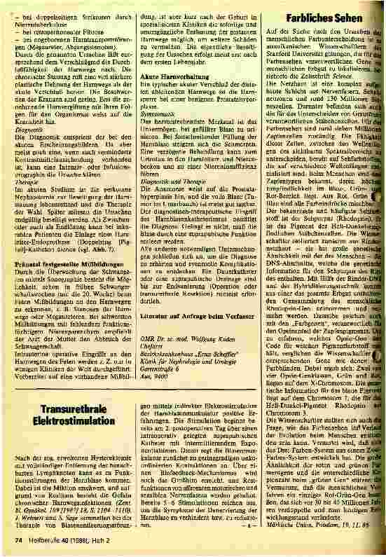 Vorschauseite 4: Die postrenale Anurie