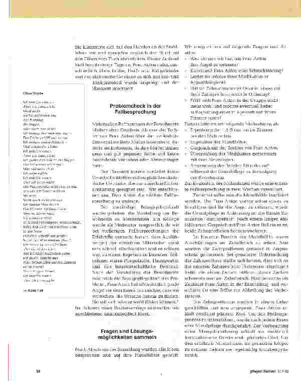 Vorschauseite 2: Angst vor dem Essen