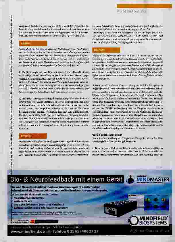 Vorschauseite 2: Gewalt in der Berufsausübung