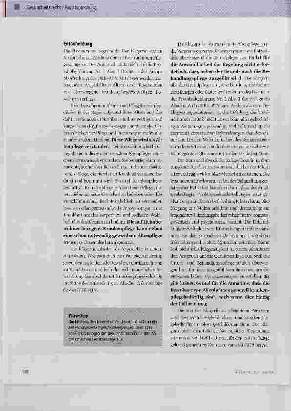 Vorschauseite 3: Tarifvertragliche Pflegezulage („Geriatriezulage“) im Altenpflegeheim