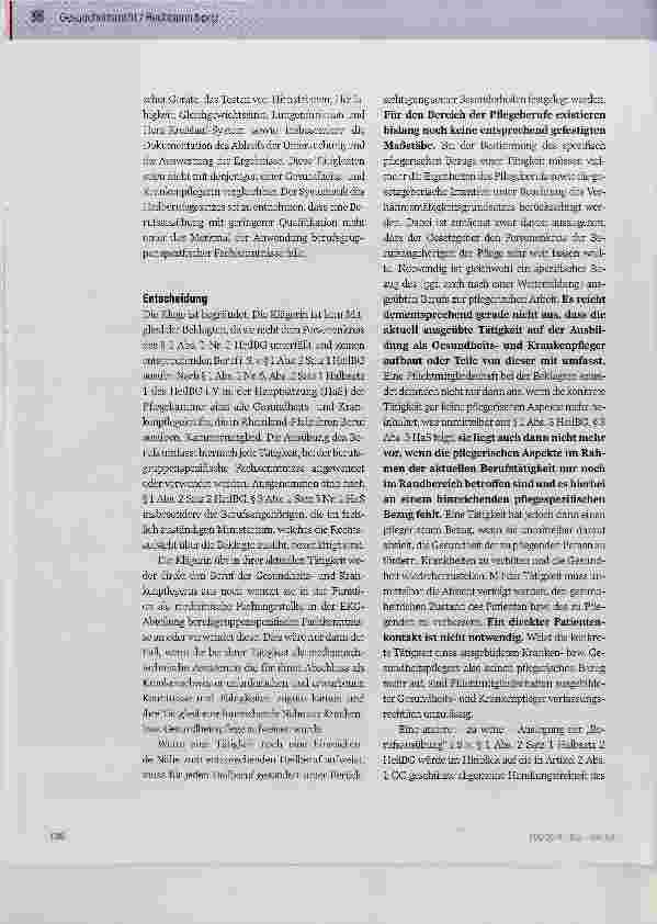 Vorschauseite 5: Tarifvertragliche Pflegezulage („Geriatriezulage“) im Altenpflegeheim