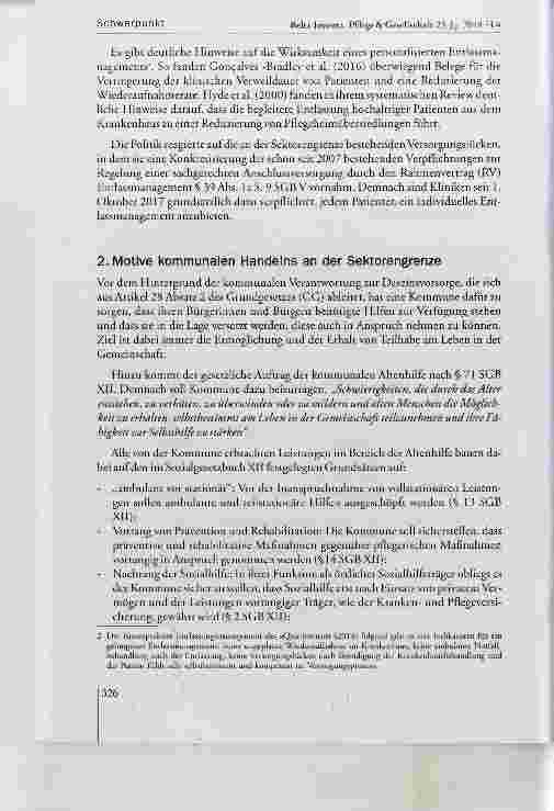 Vorschauseite 3: Klinikentlassungen älterer Patienten mit sozialem Interventionsbedarf: Möglichkeiten und Grenzen kommunalen Handelns am Beispiel des Wiesbadener Gesundheitsnetzes „GeReNetWi“