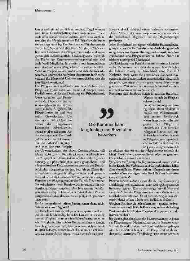 Vorschauseite 3: Eine Institution allein wird den Herausforderungen nicht gerecht