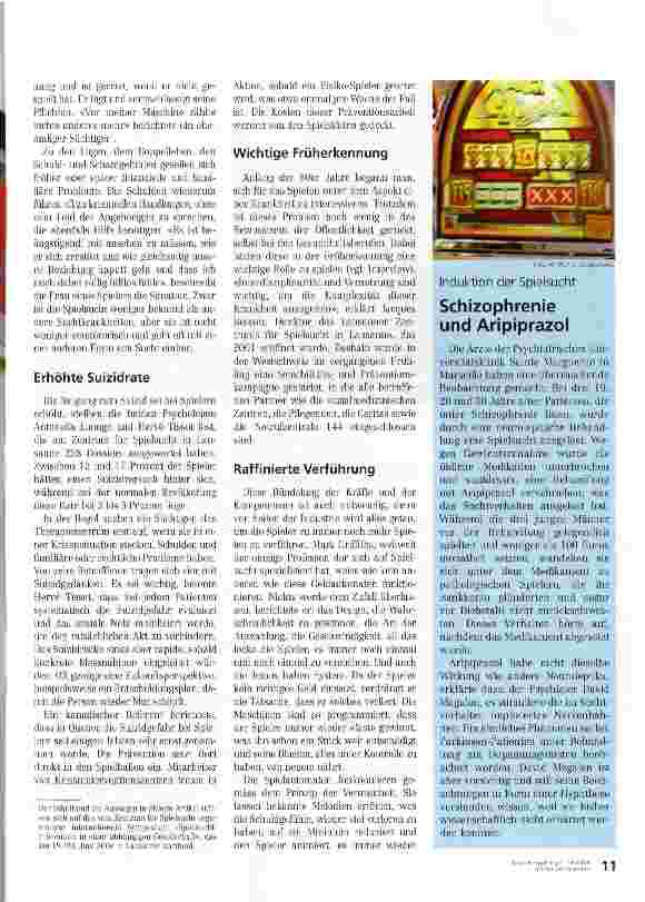 Vorschauseite 2: Rien ne va plus - oder wenn das Spiel zum Dämon wird