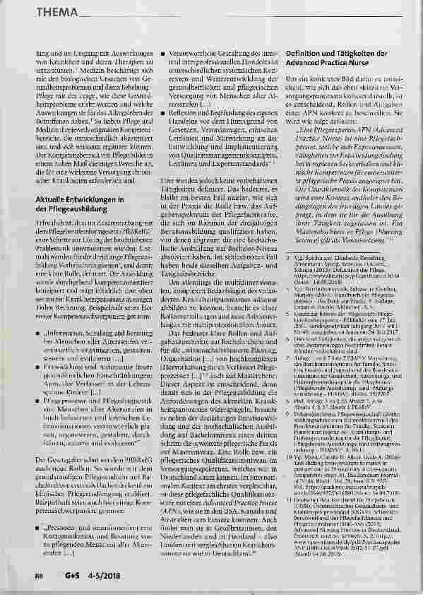 Vorschauseite 2: Pflege: Next Generation Warum eine erweiterte pflegerische Praxis die Versorgungsqualität verbessert